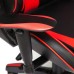 Кресло iBat кож/зам, черный/красный