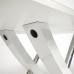Стол ARNO мдф high gloss, закаленное стекло, металл, 120х80х75см, Белый