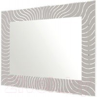 Зеркало прямоугольник с пескоструйной обработкой Медуза(Z-01)
